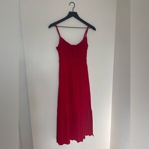 Hollister Red  Dress with Slit